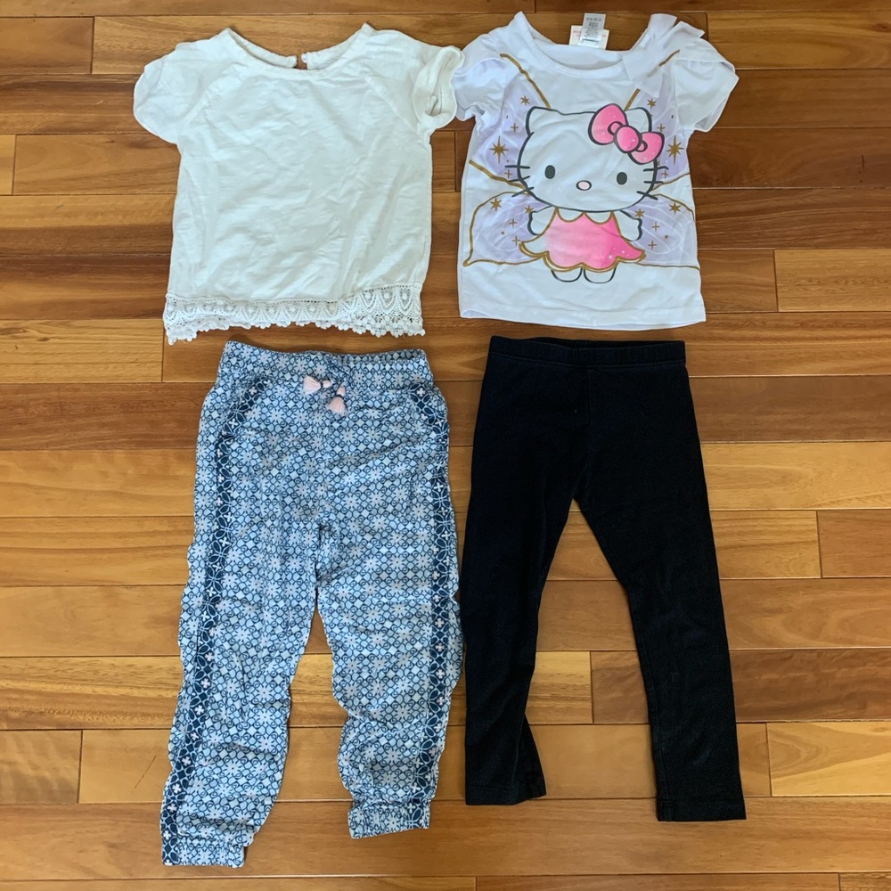 Lot Bundle of Girl Shirt and Pant